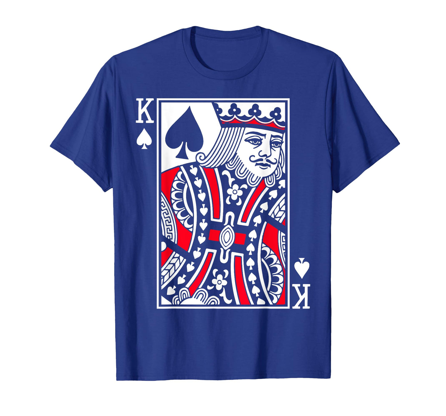 King Poker Card of Spades Playing Cards with 4 Kings Costume T-Shirt