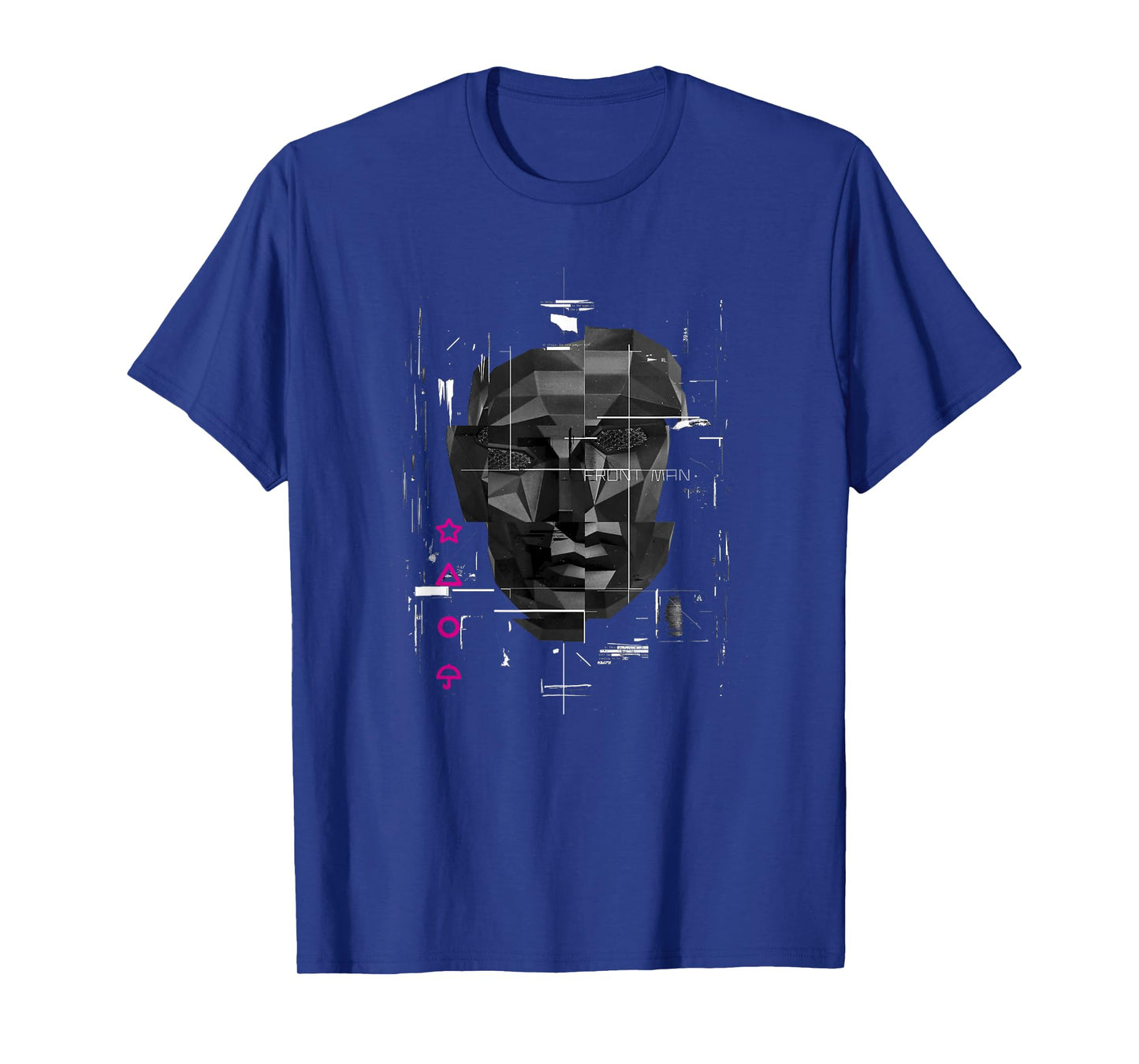 Squid Game Front Man Mask Glitch T-Shirt