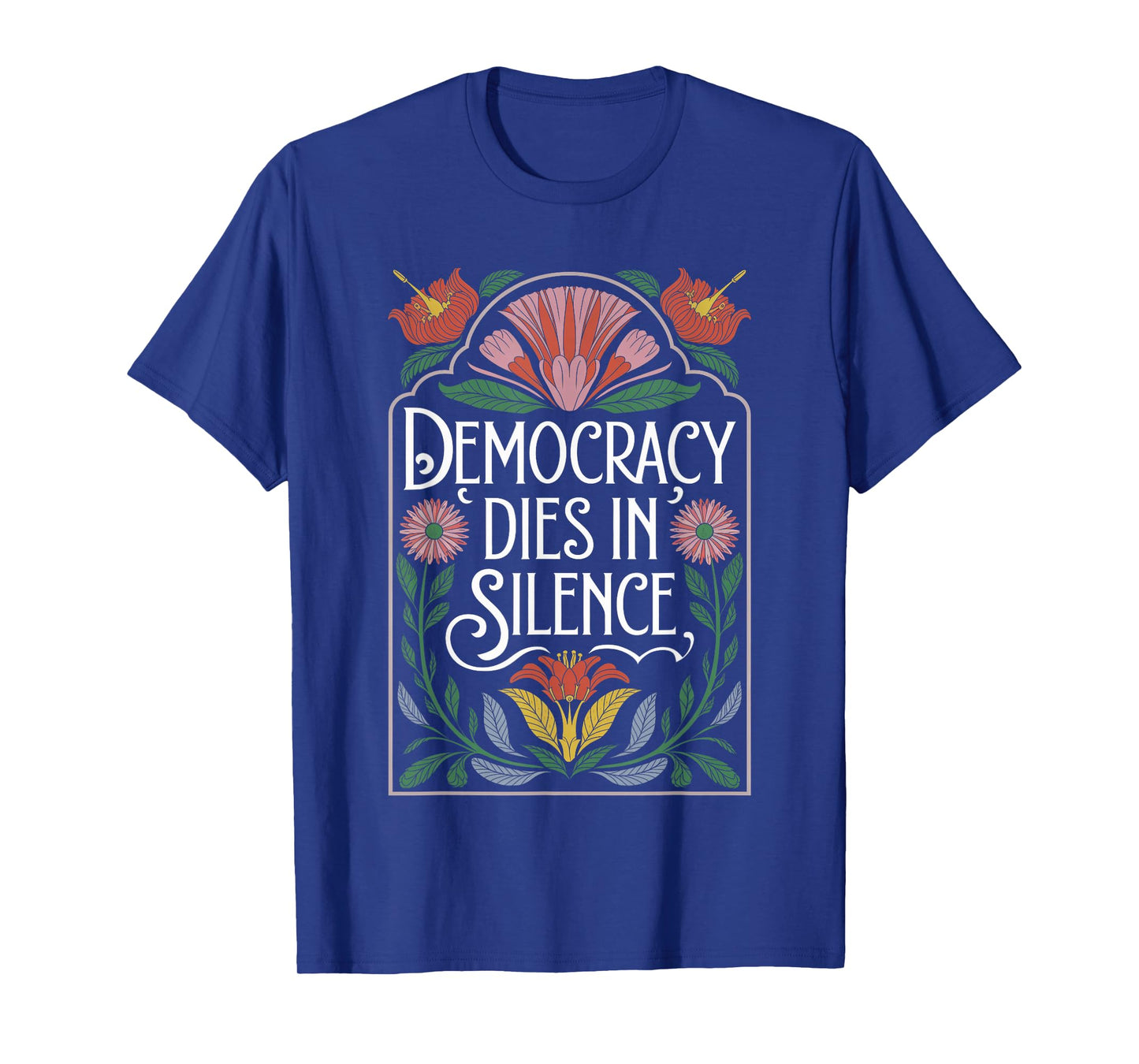 Vintage Democracy Dies in Silence Keep Democracy in America T-Shirt