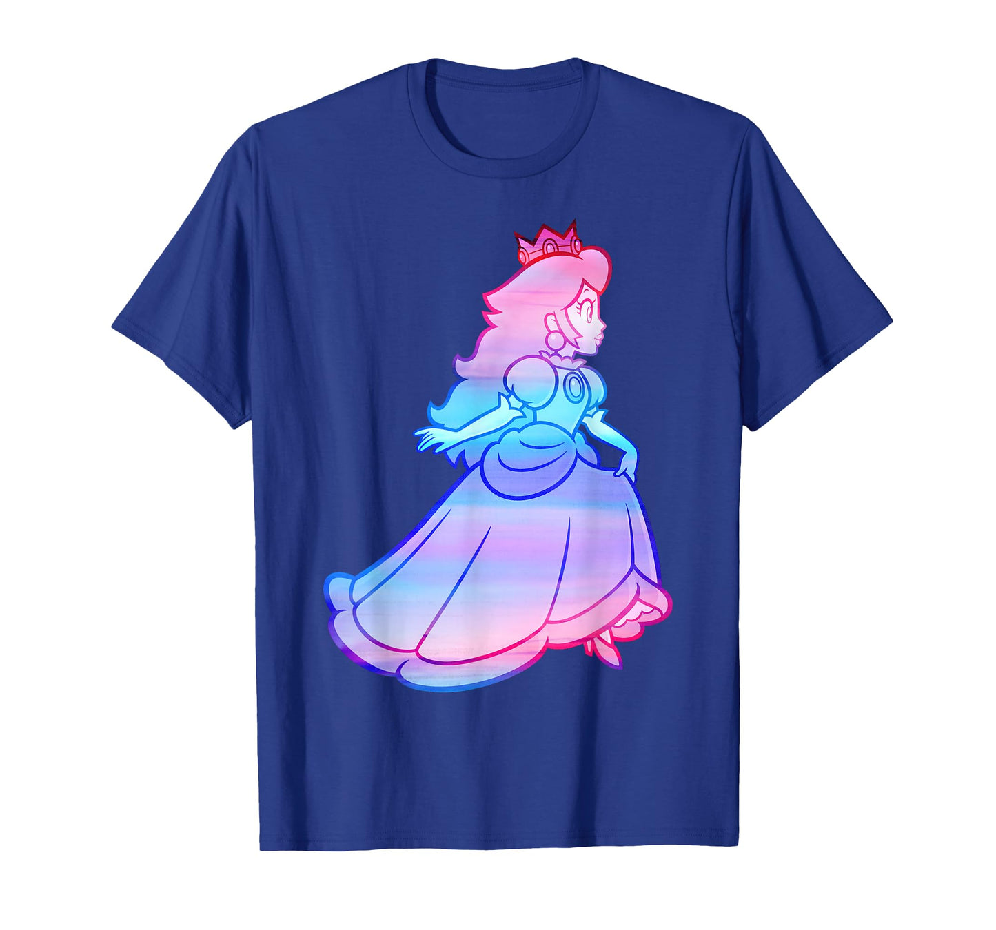 Nintendo Super Mario Peach Gradient Run Graphic T-Shirt