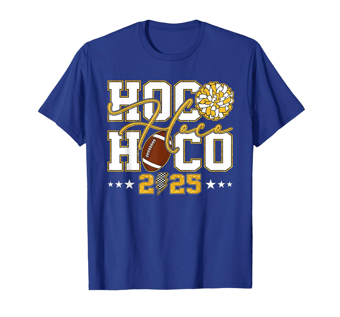 HOCO 2025 High School Homecoming Game Day Lightning Bolt T-Shirt