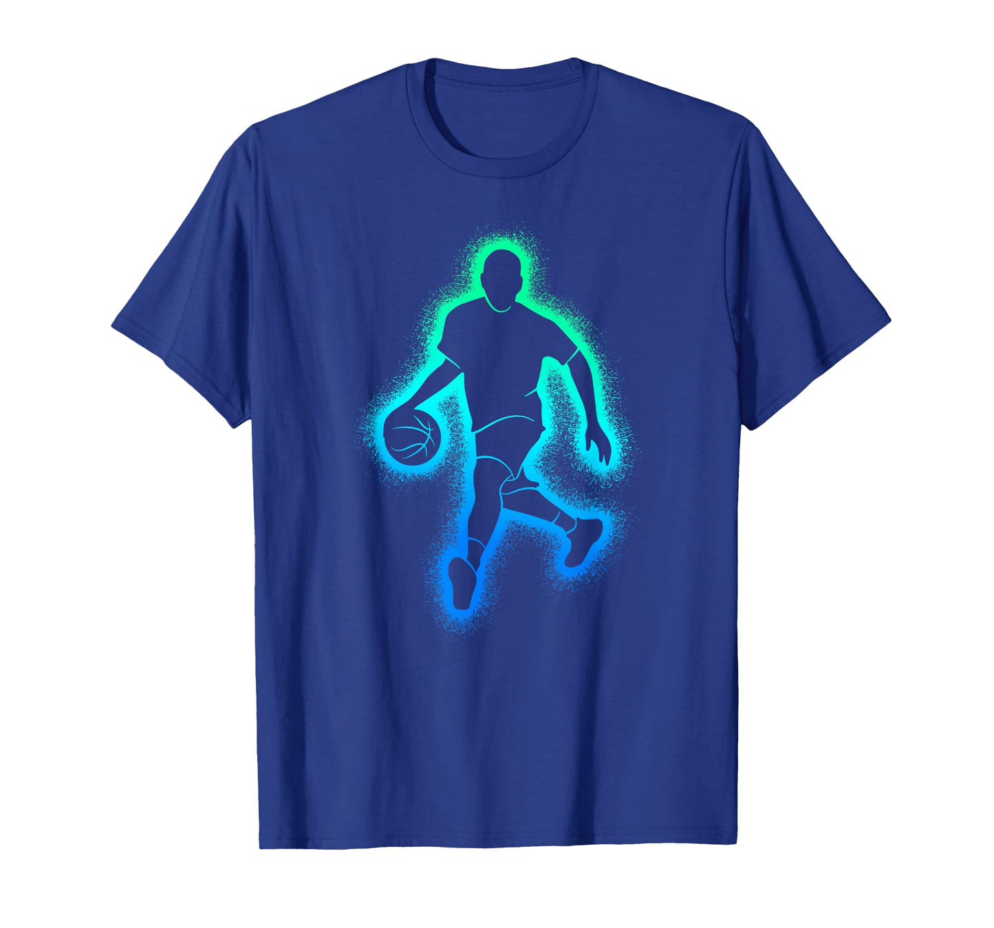 Basketball Dunking Boys Men Basketball Player T-Shirt