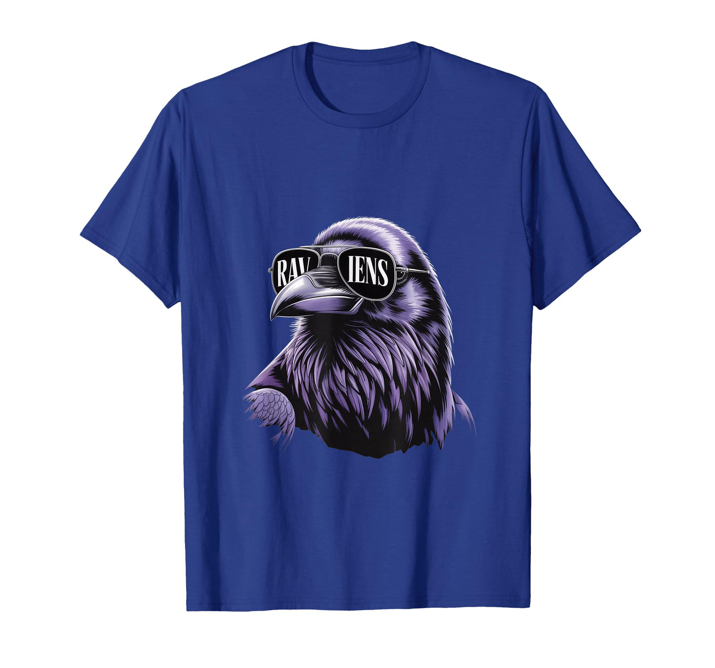 Cool Face Raven with Sunglasses Women and Men Maryland Pride T-Shirt