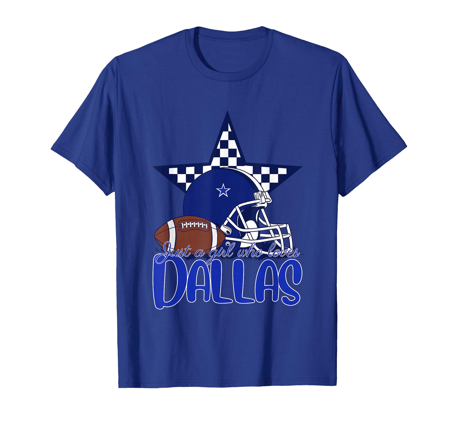 Just a Girl Who Loves Dallas Tee for Women Mom Kids Girls T-Shirt
