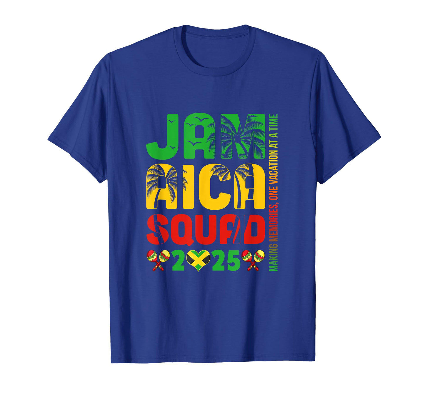 Jamaica 2025 Vacation Trip Matching Family Squad Group T-Shirt