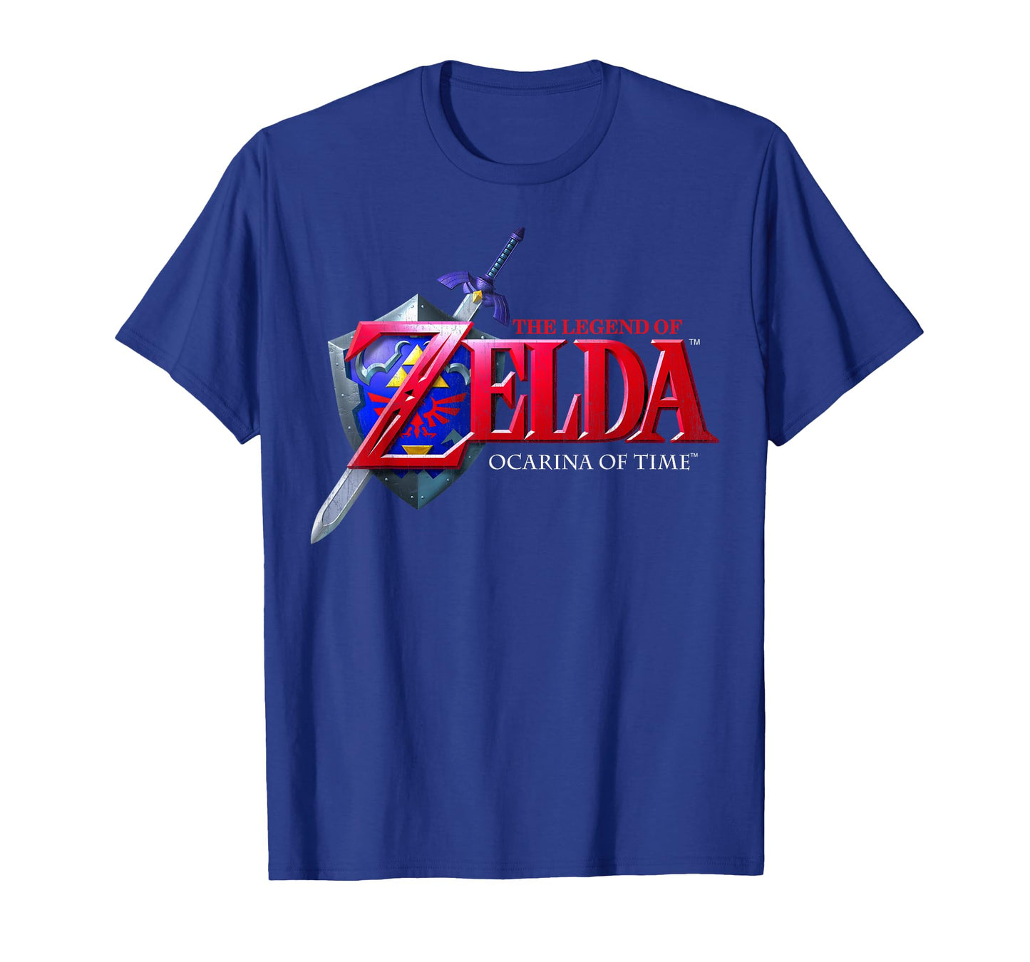 Nintendo Zelda Ocarina of Time Classic Logo Graphic T-Shirt T-Shirt