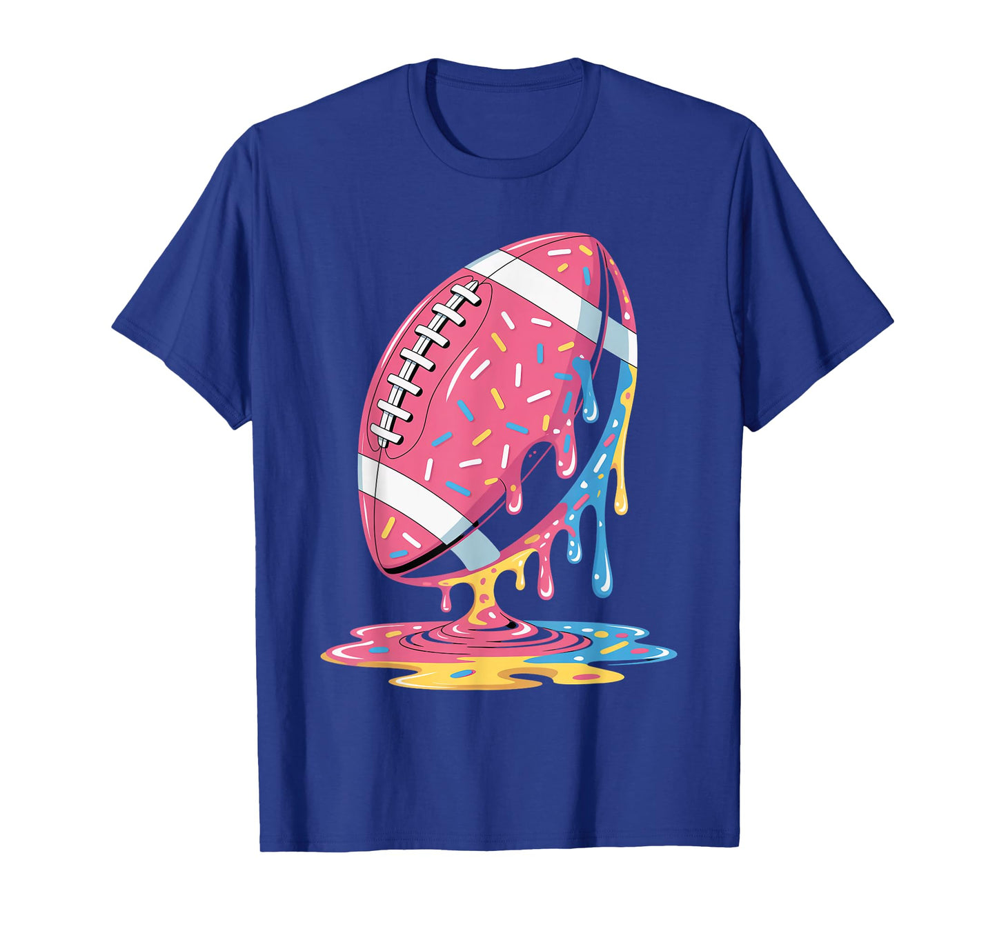 Ice Cream Drip Men Women Game American Football Drip T-Shirt