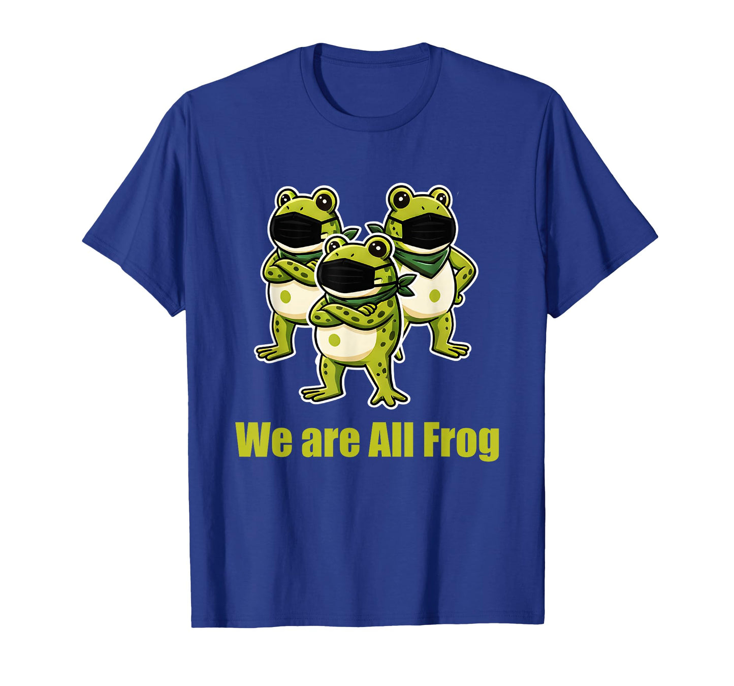 We are All Frog Frogs Together Strong Retro Portland T-Shirt