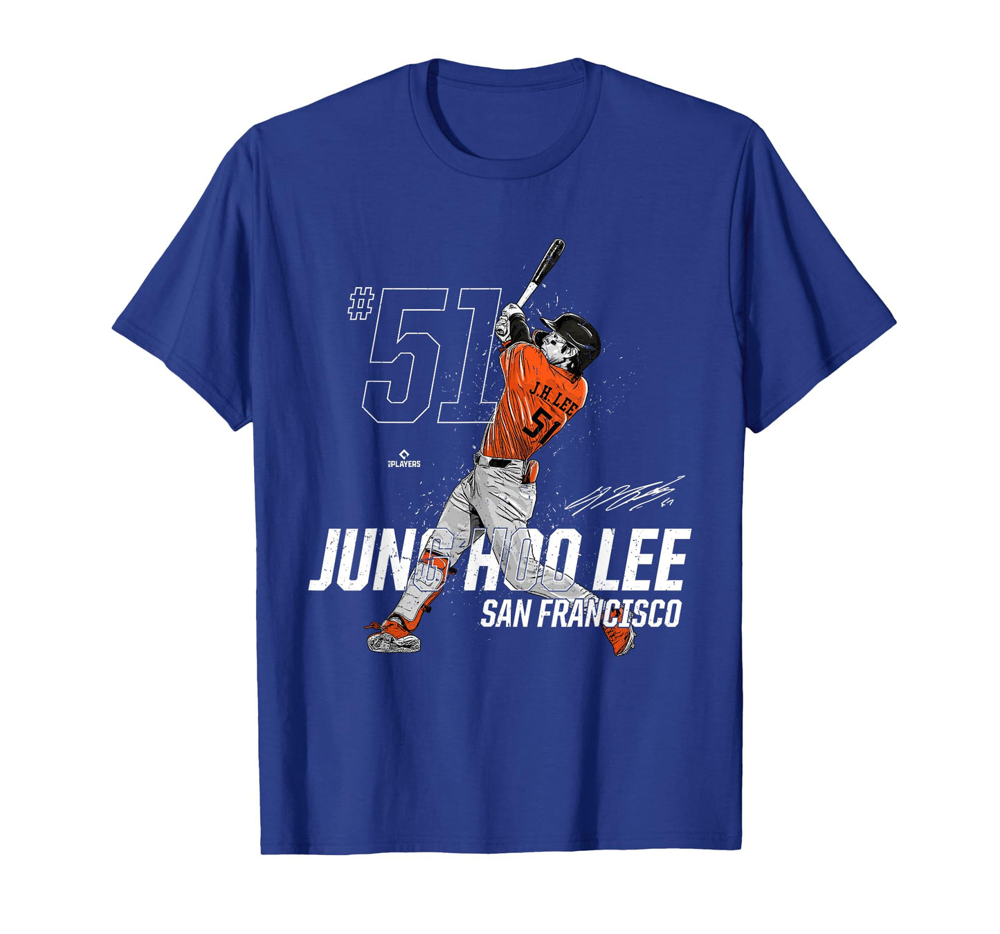 Dynamic Pose Jung Hoo Lee San Francisco Baseball MLBPA T-Shirt