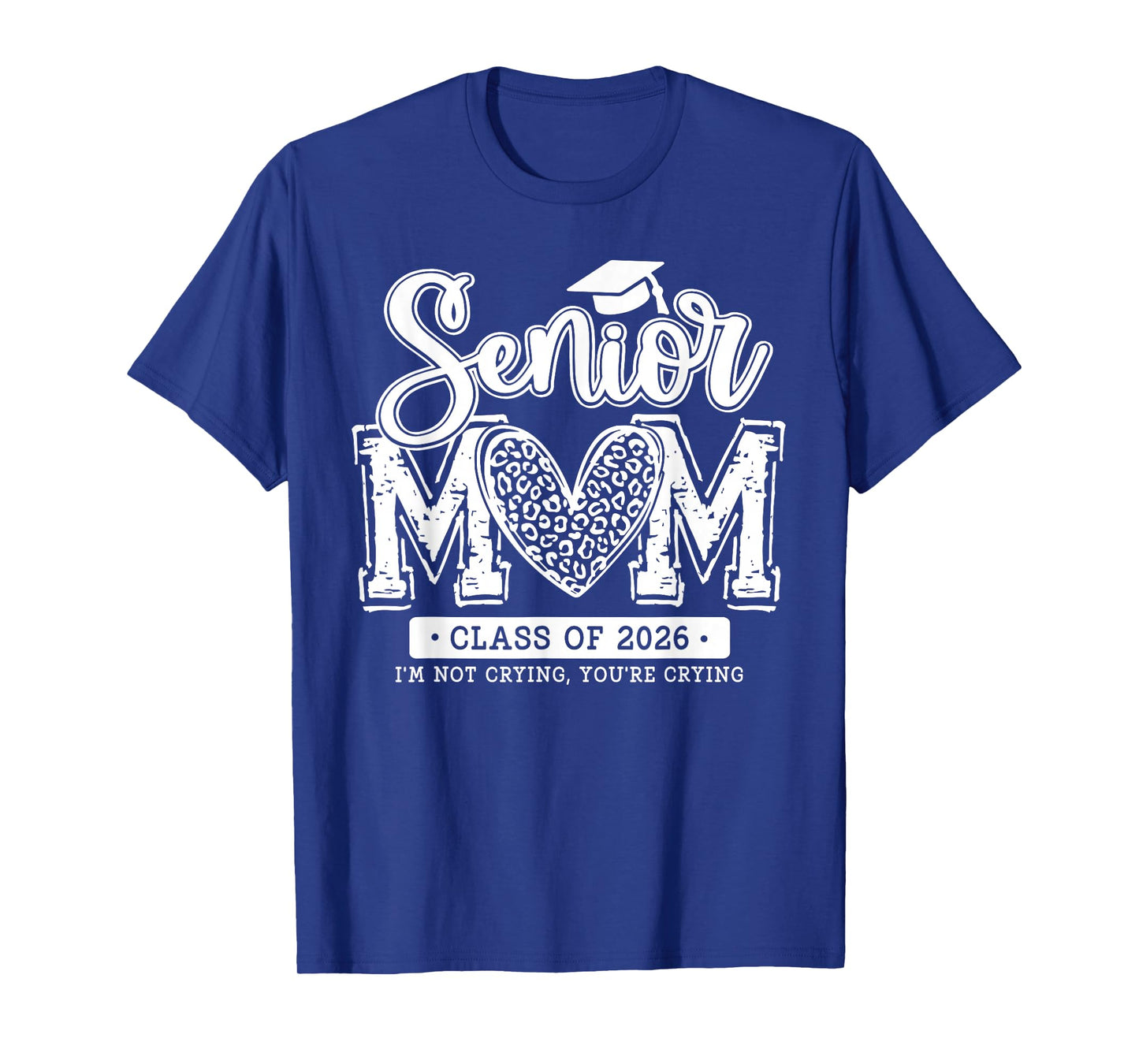 Senior Mom Class Of 2026 Senior Mama 2026 Graduation Leopard T-Shirt