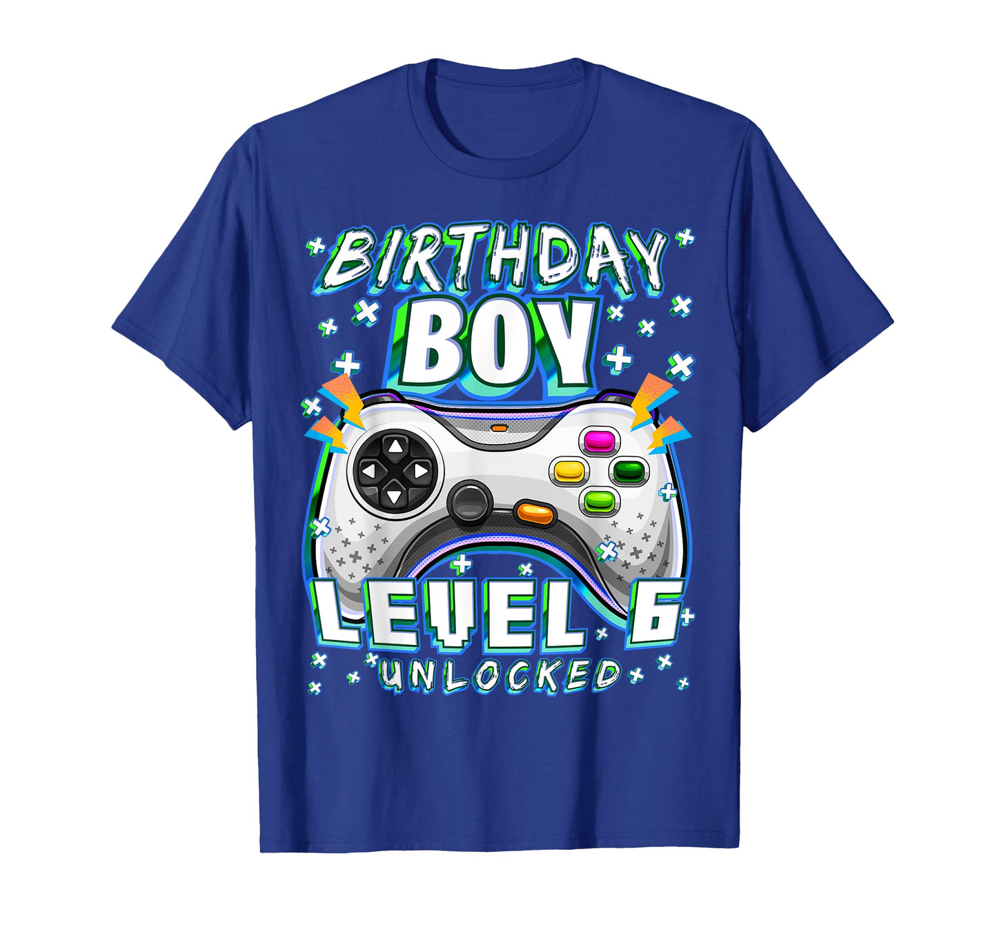 Level 6 Unlocked Video Game 6th Birthday Gamer Boys T-Shirt