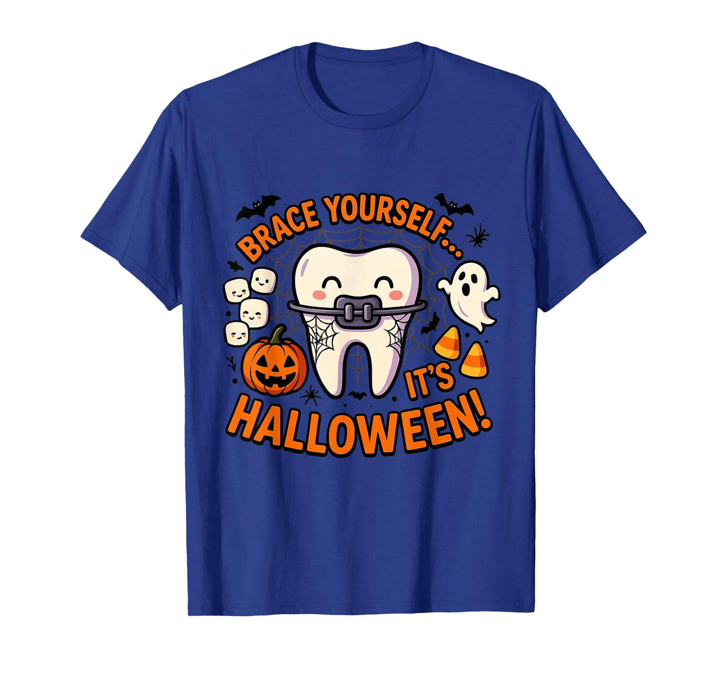Brace Yourself Funny Tooth Halloween Costume Men Women Kids T-Shirt