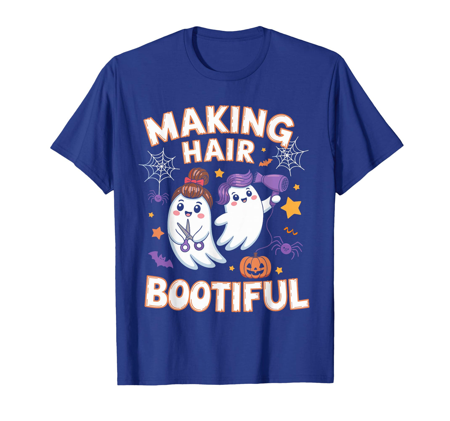 Making Hair Bootiful Halloween Spooky Ghosts Hair Stylist T-Shirt