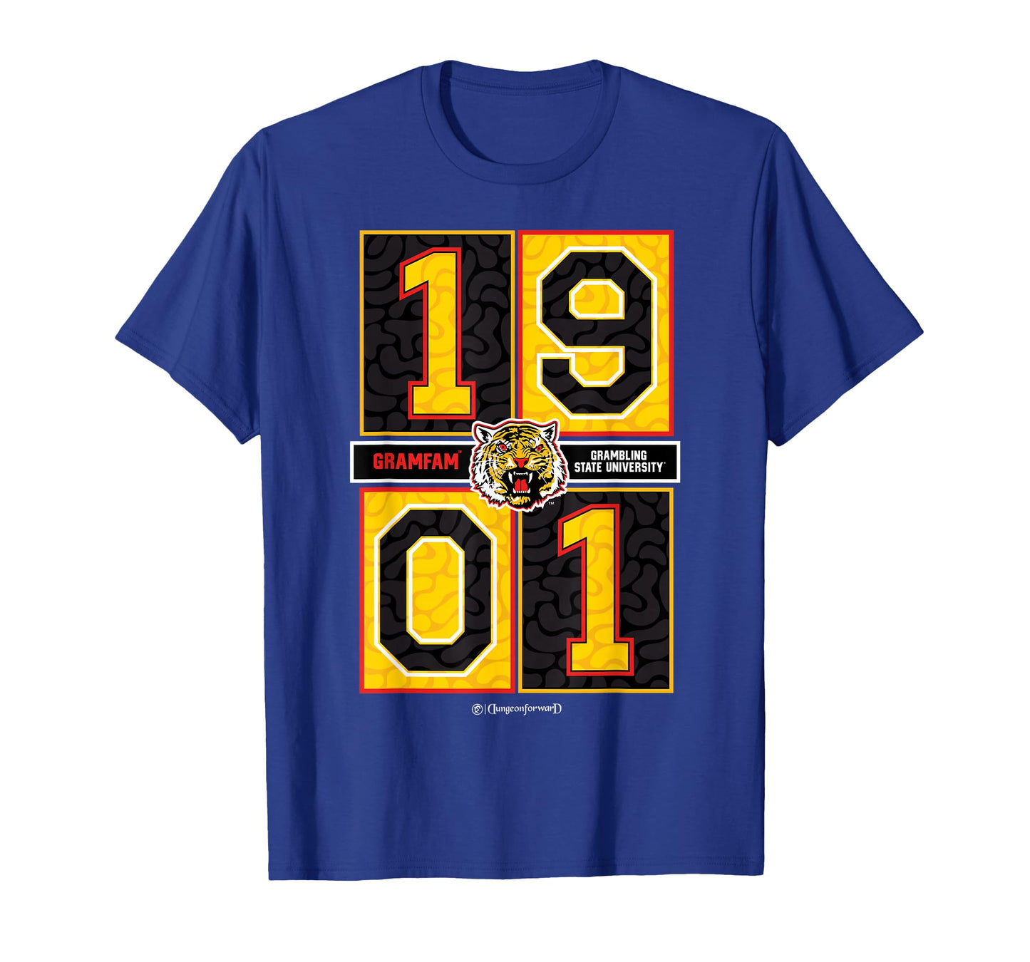 Grambling State University - GSU Tigers Concrete Date HBCU T-Shirt