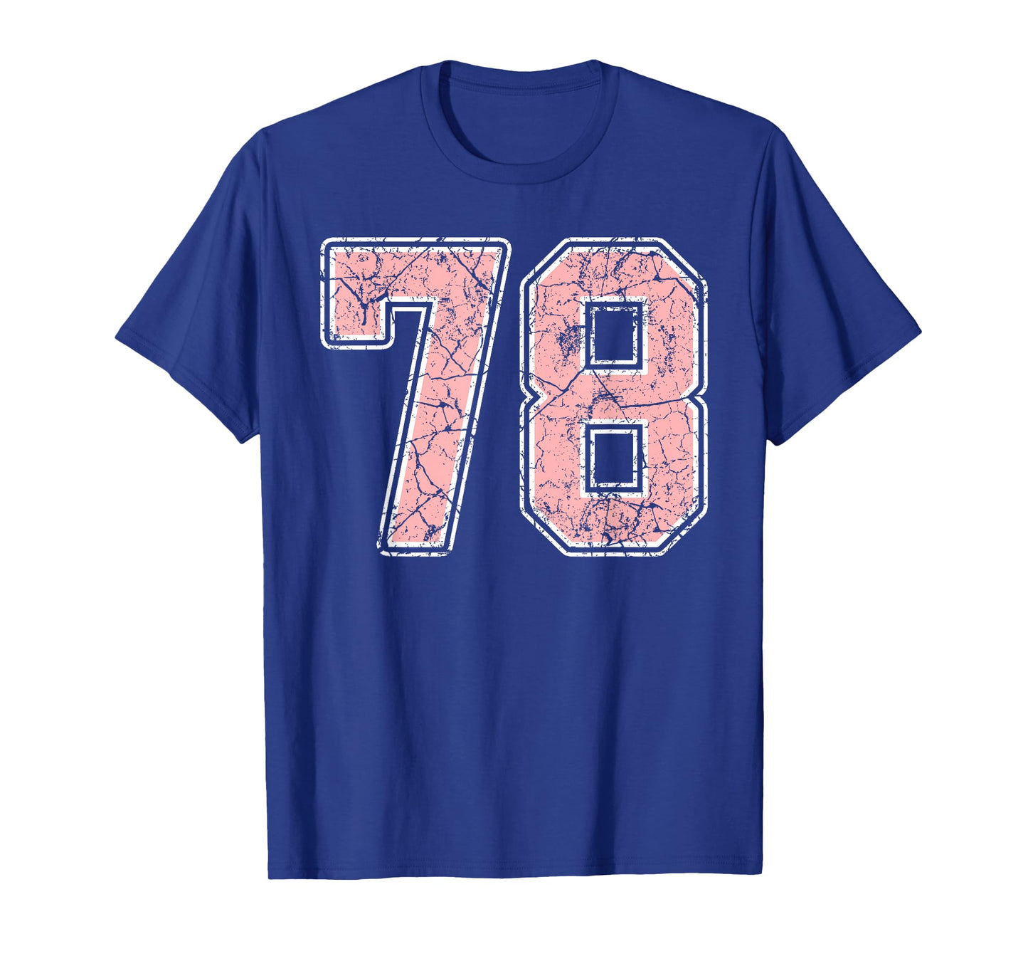 Pink and White Number 78 Jersey Player Uniform #78 Fan T-Shirt