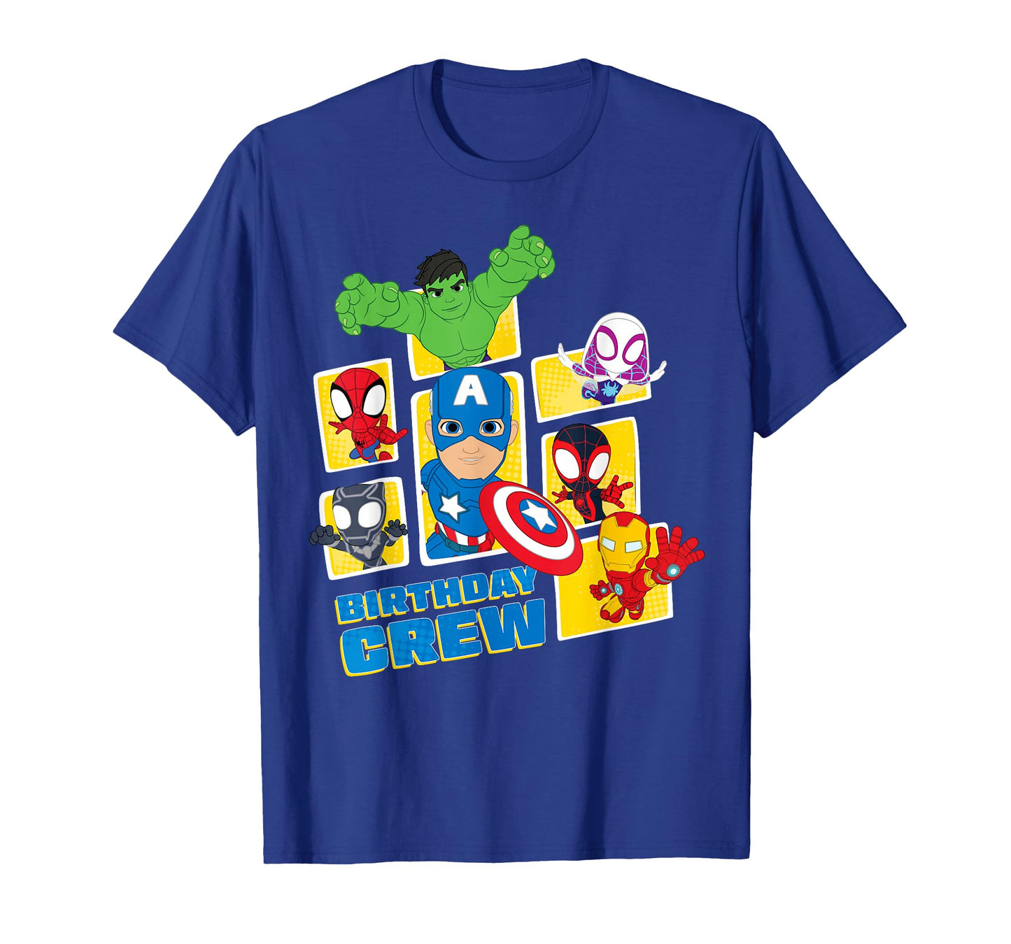 Marvel Spidey and His Amazing Friends "Birthday Crew" Party T-Shirt