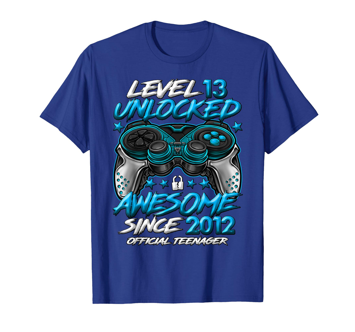 Official Teenager Level 13 Unlocked Gifts 13th Birthday Boy T-Shirt