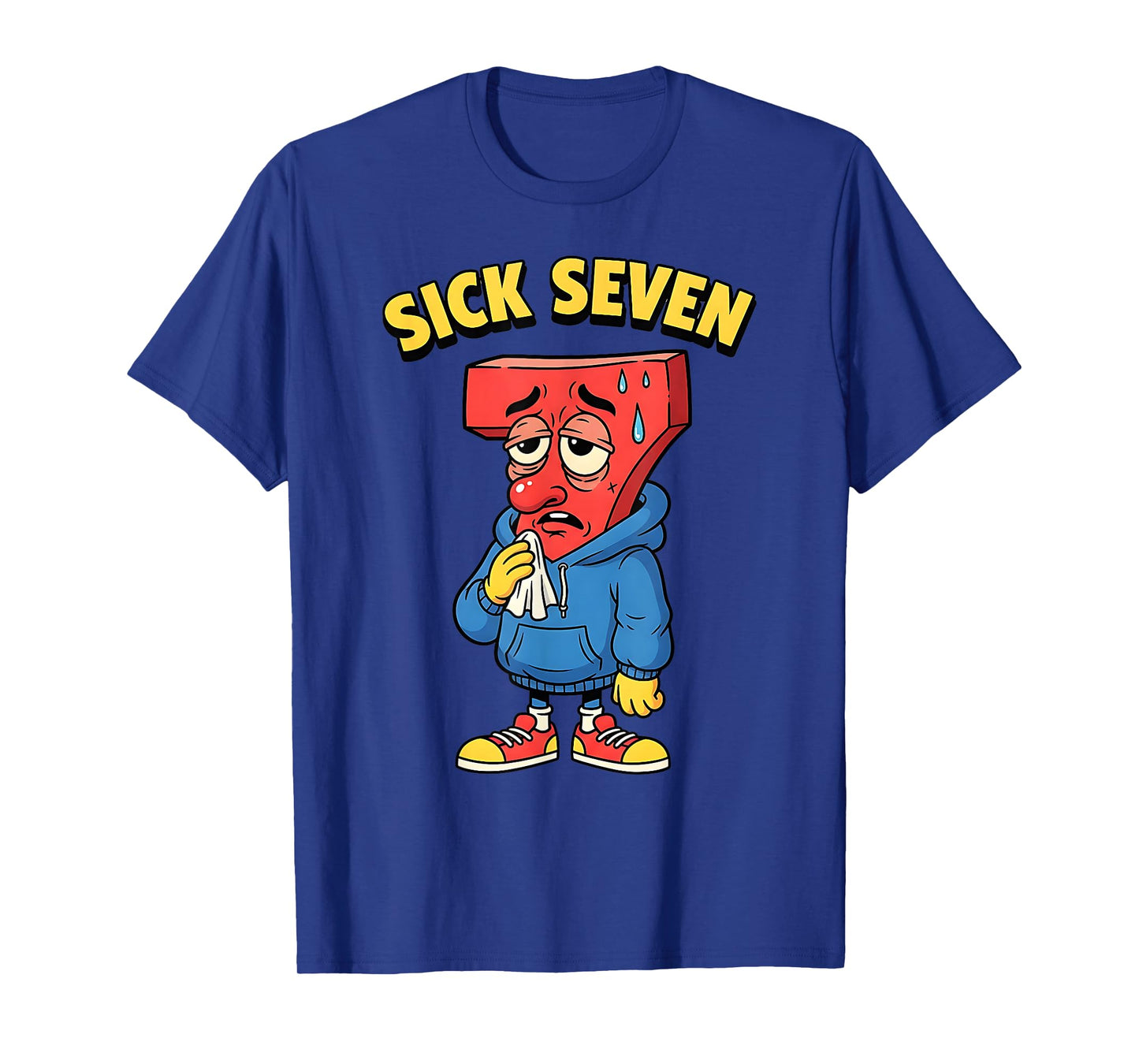 67 Funny Men Women Six Seven Humor Meme Brainrot Sick Seven T-Shirt