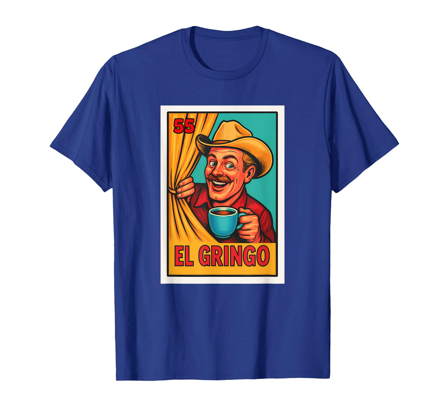 Mexican Lottery Designs Mexican El Gringo Parody Lottery T-Shirt