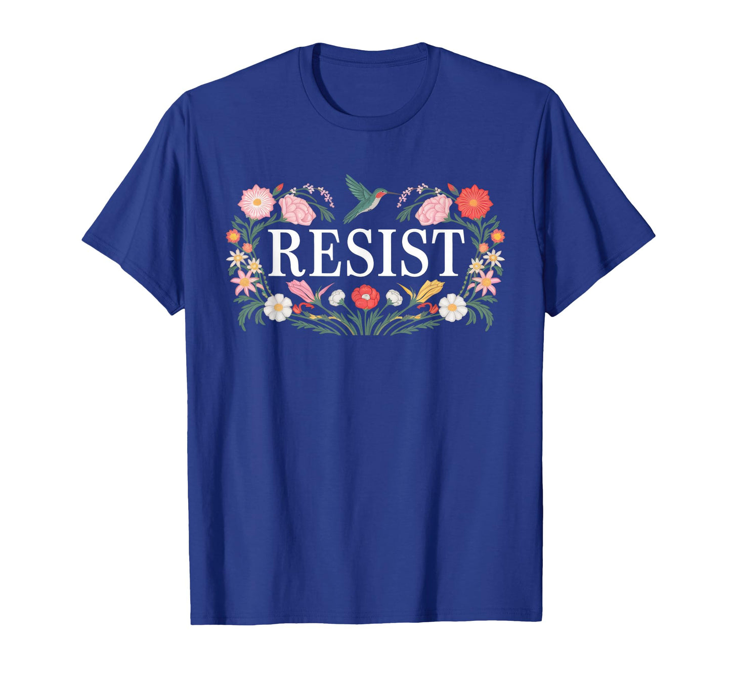 Resist Empowering Resistance Floral Art T-Shirt