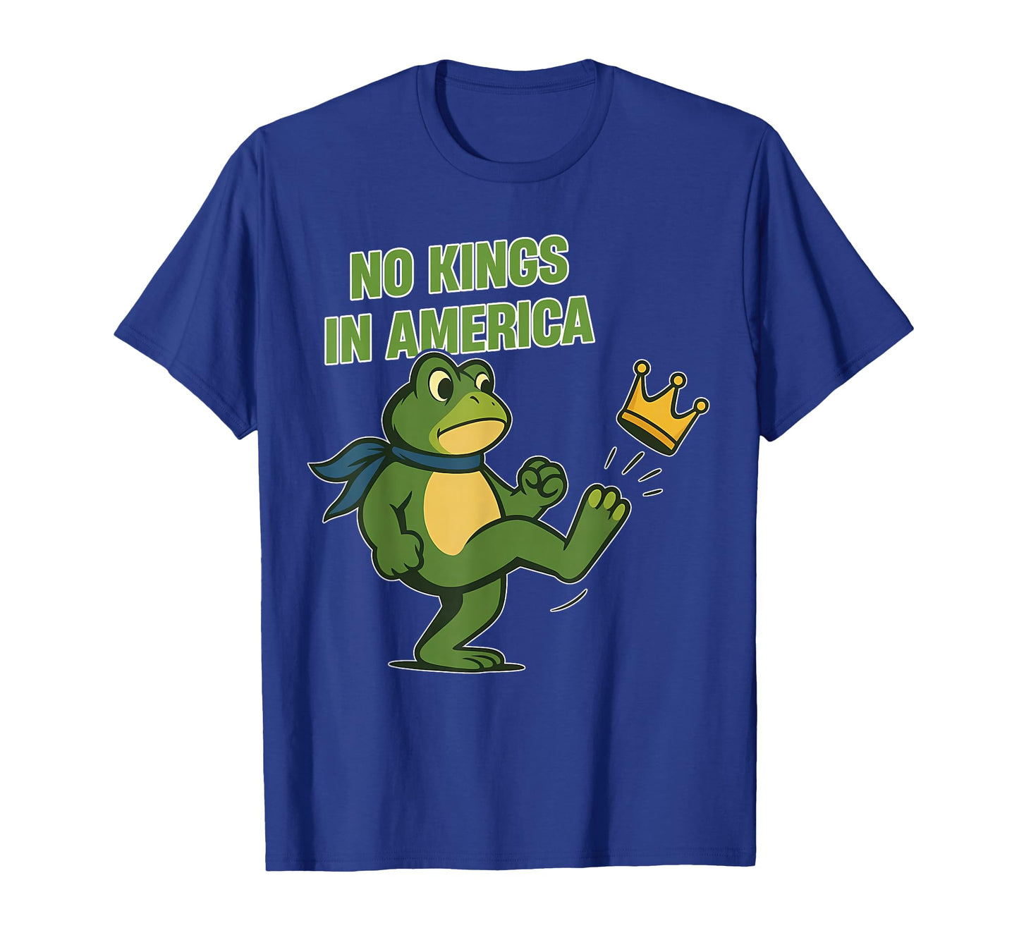 Frogs Against Fascism No Kings Men Women T-Shirt