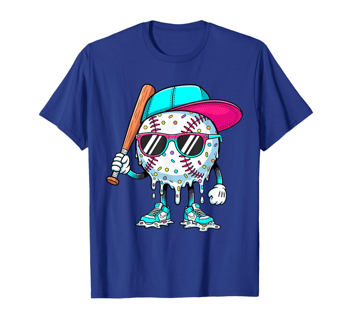 Baseball Lifestyle 101 Apparel Youth Baseball Drip Icecream T-Shirt