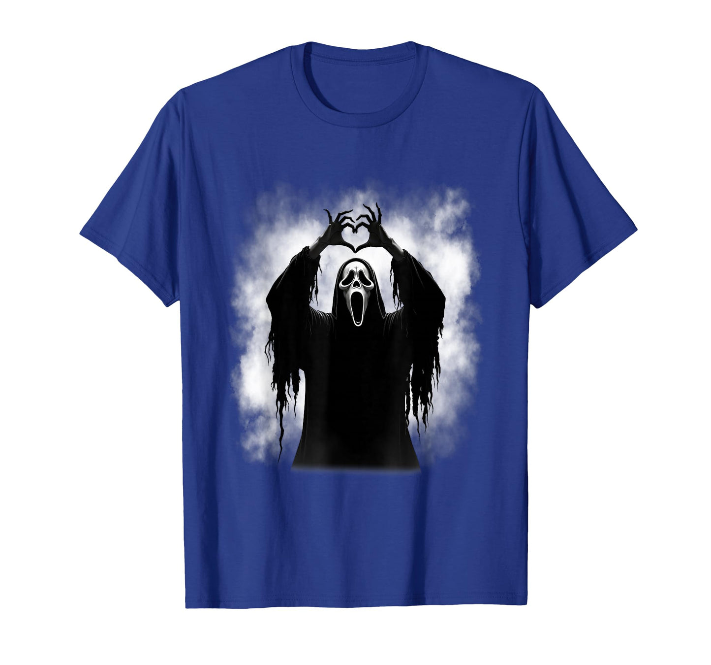 Halloween Scary Face Horror Creepy Ghost Heart Hands Spooky T-Shirt