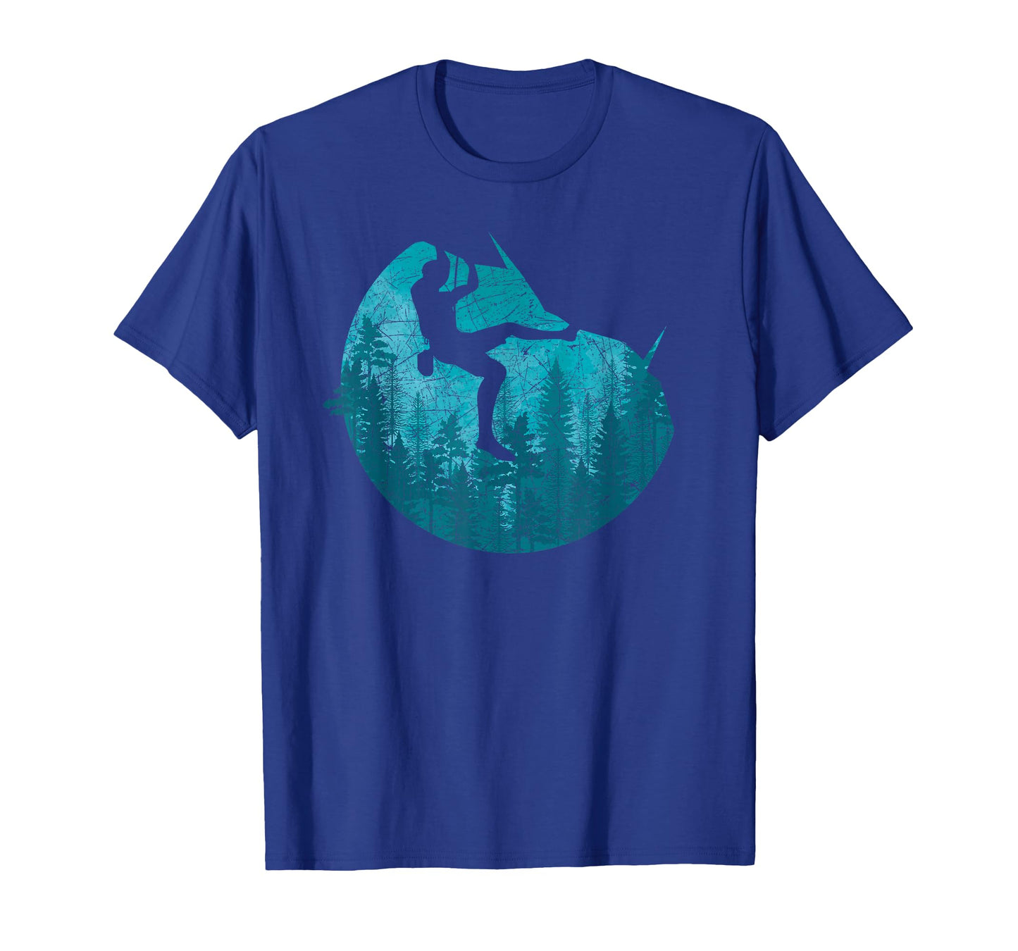 Forest Climber Bouldering Climb Outdoor Rock Climbing T-Shirt