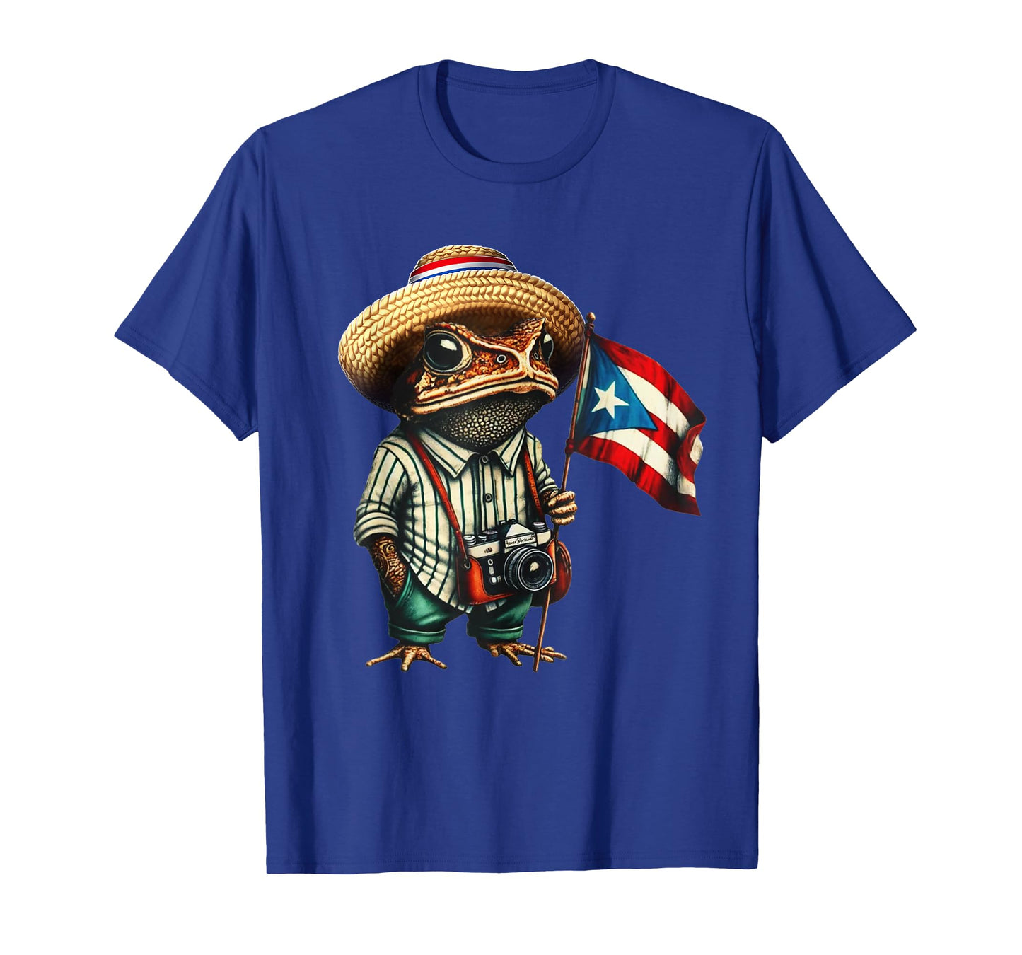 Coqui Frog Puerto Rico Puerto Rican Flag Taino Boricua T-Shirt