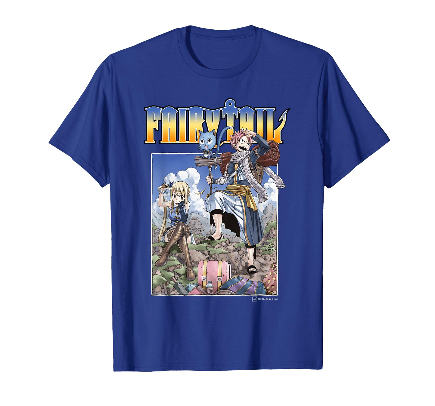 Fairy Tail Natsu Dragneel And Lucy Heartfilia On A Mission T-Shirt