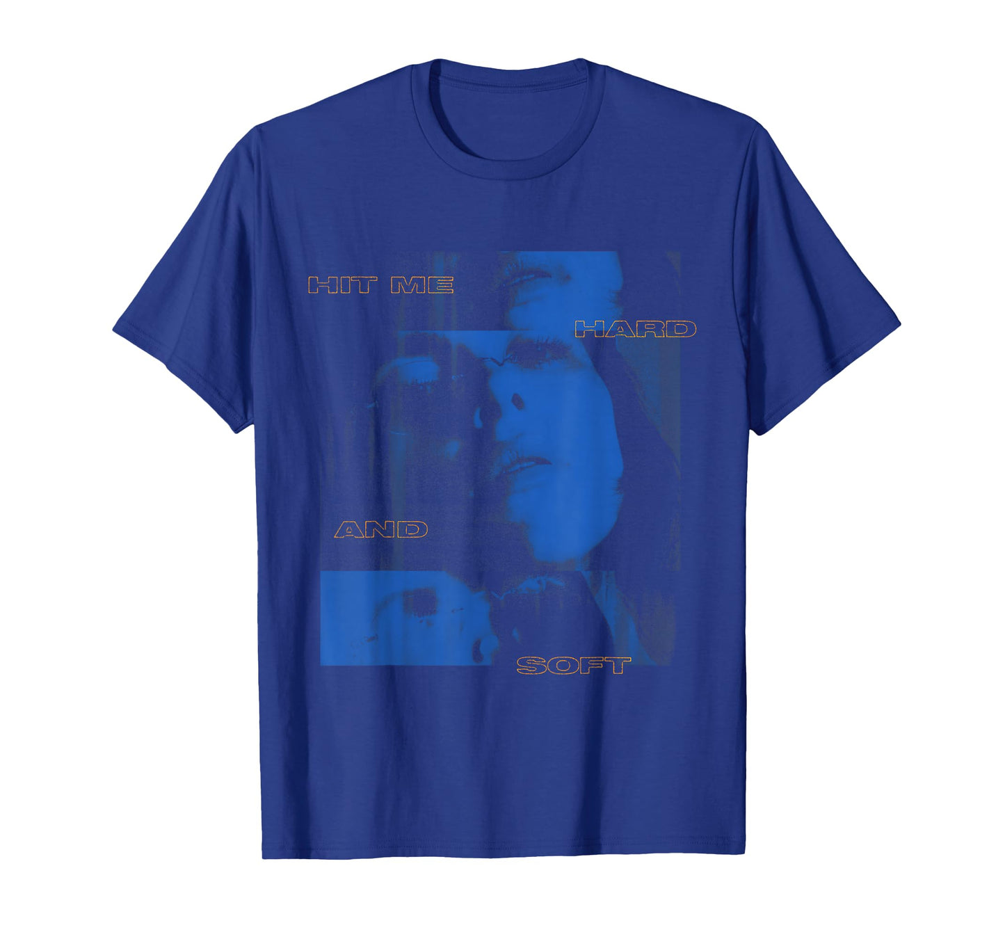 Official Billie Eilish HIT ME HARD AND SOFT Blue Photo T-Shirt