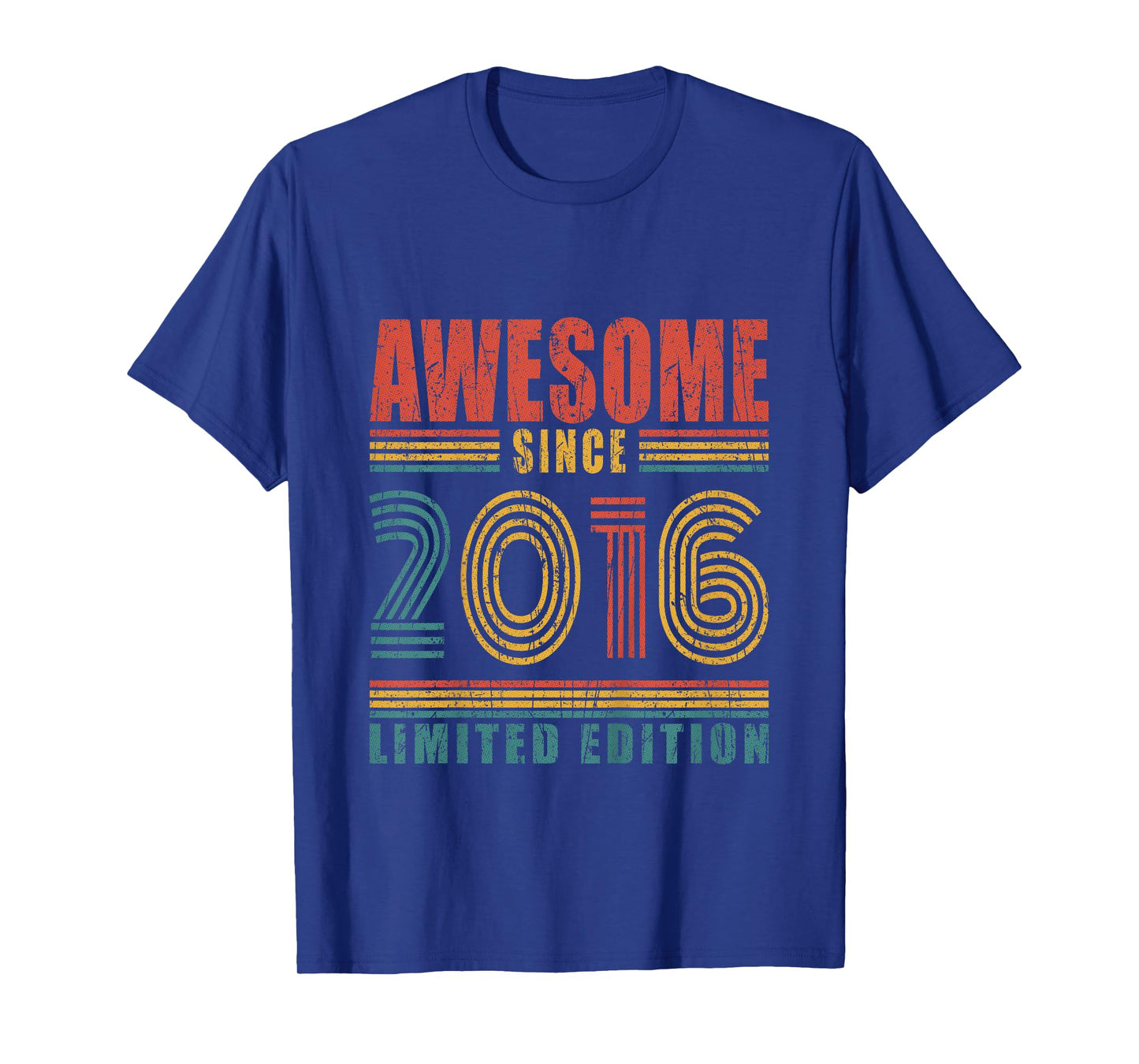 Kids 9th Birthday Awesome Since 2016 Vintage 9 Birthday T-Shirt