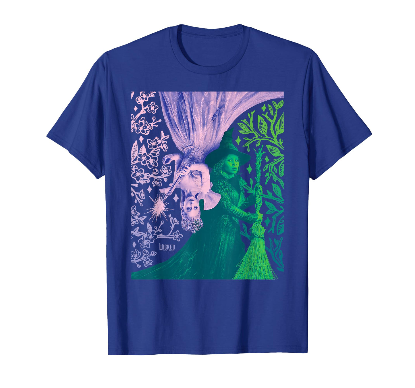 Wicked: For Good Glinda and Elphaba in Perfect Contrast T-Shirt