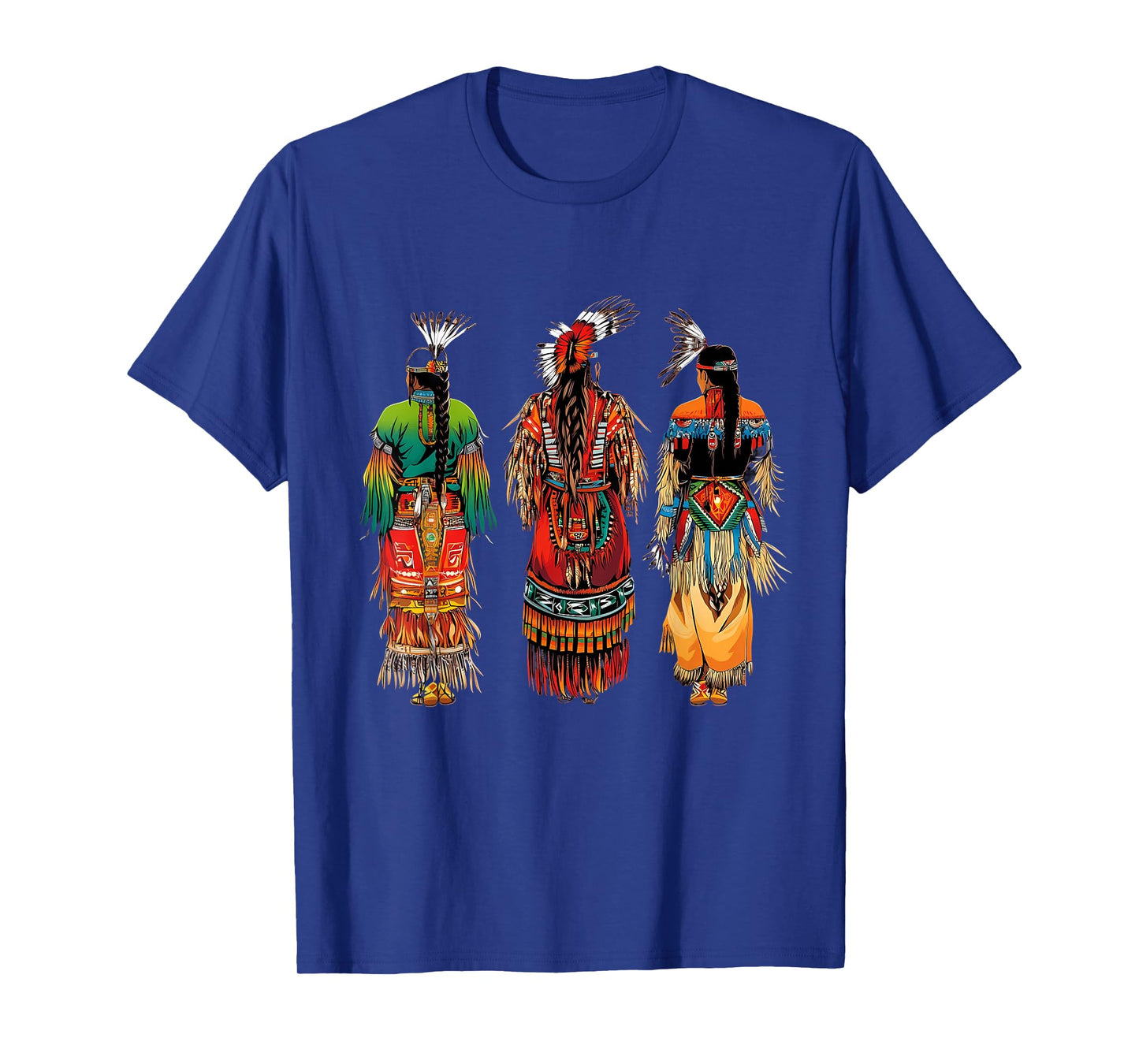 Indian Tribe Native American Feather Headdress Indian Chief T-Shirt