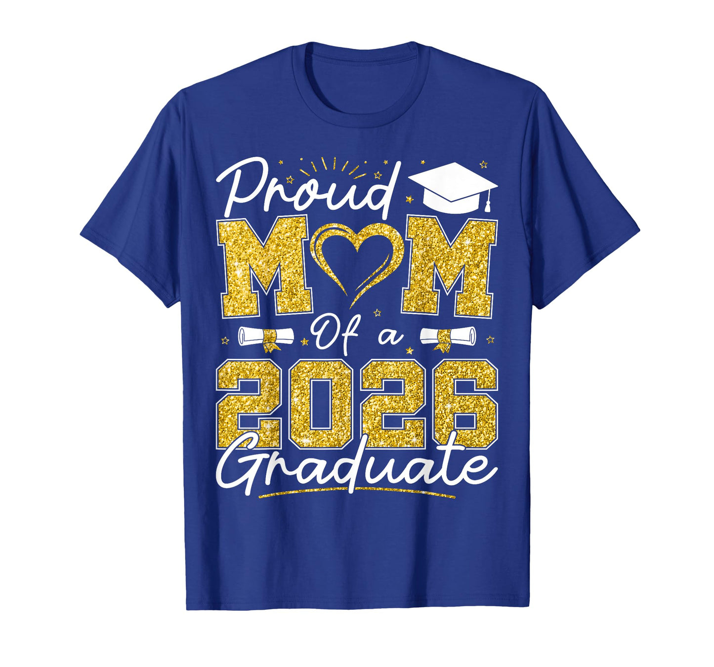 Proud Mom of A 2026 Graduate Senior 2026 Grad Family T-Shirt