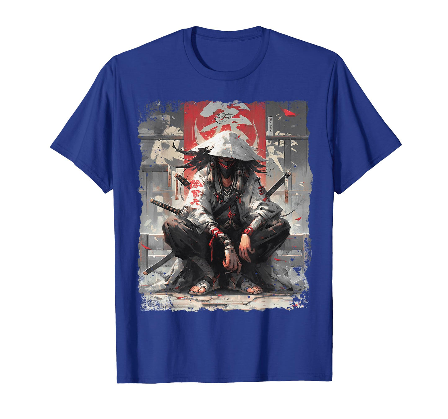 Samurai Sword Katana Ninja Japan Manga Anime Streetwear T-Shirt