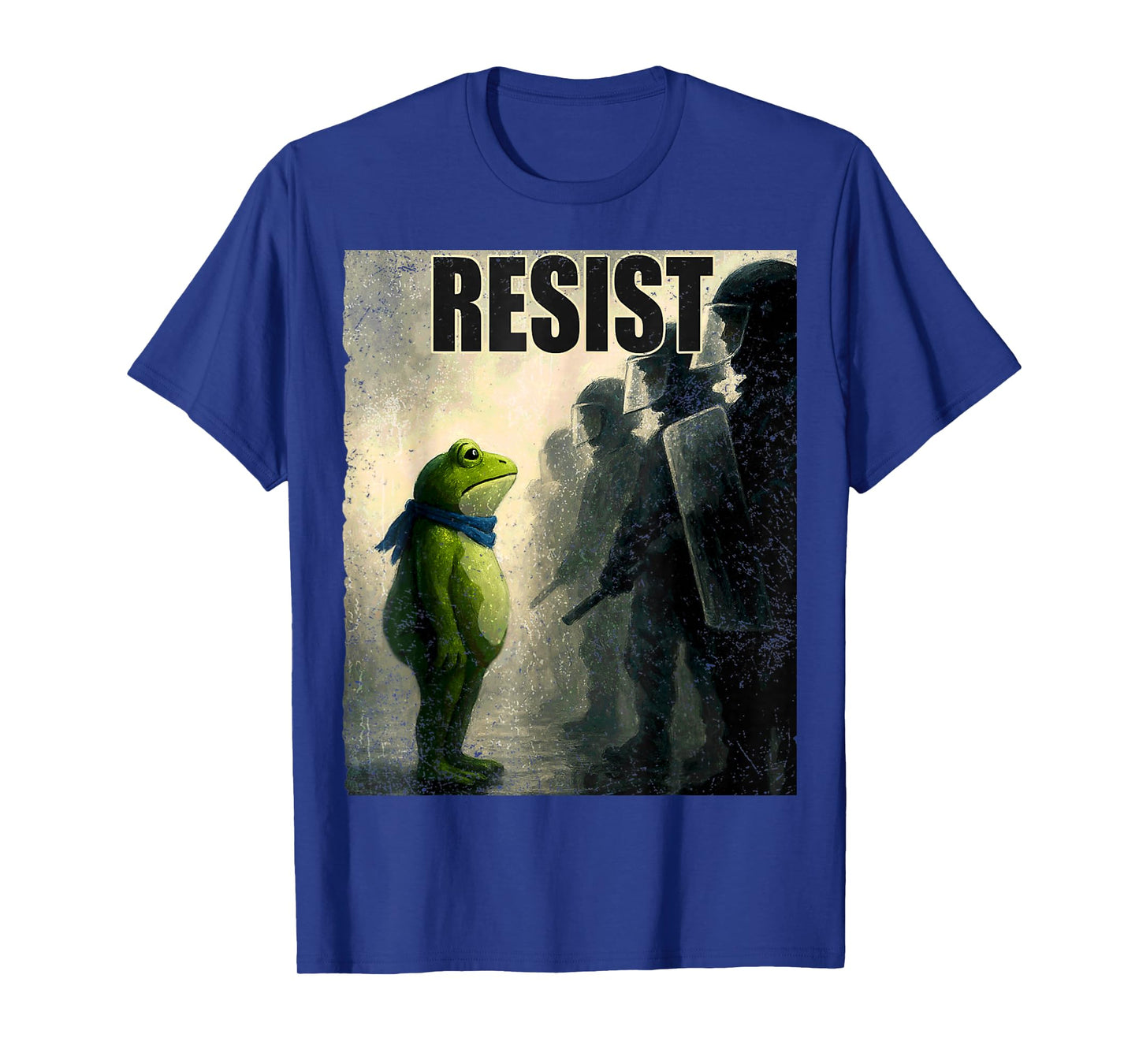 Portland 2025 Resist Portland Frog Protest Art for Men Women T-Shirt