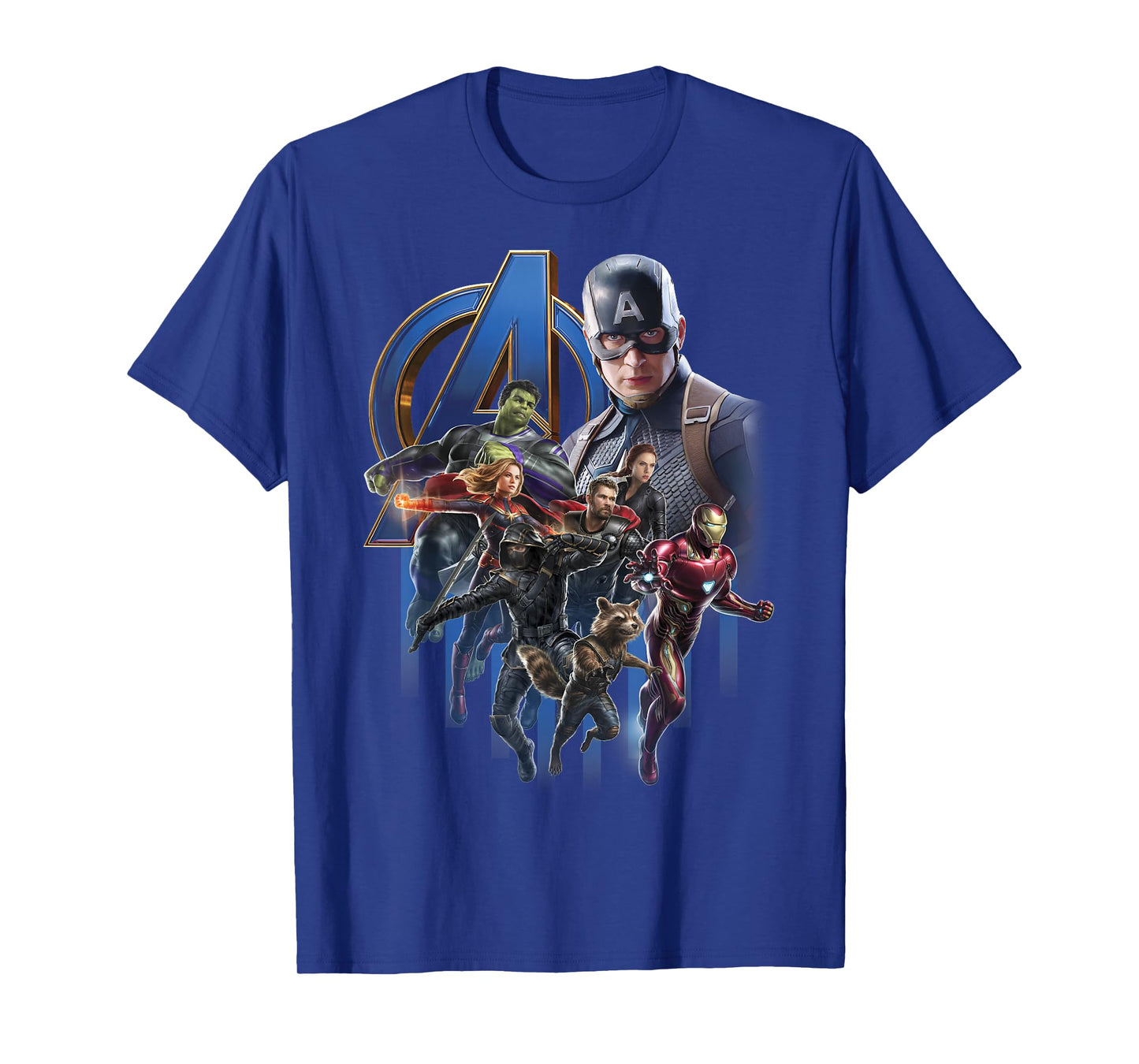 Marvel Avengers Endgame Group Poster Logo Graphic T-Shirt T-Shirt