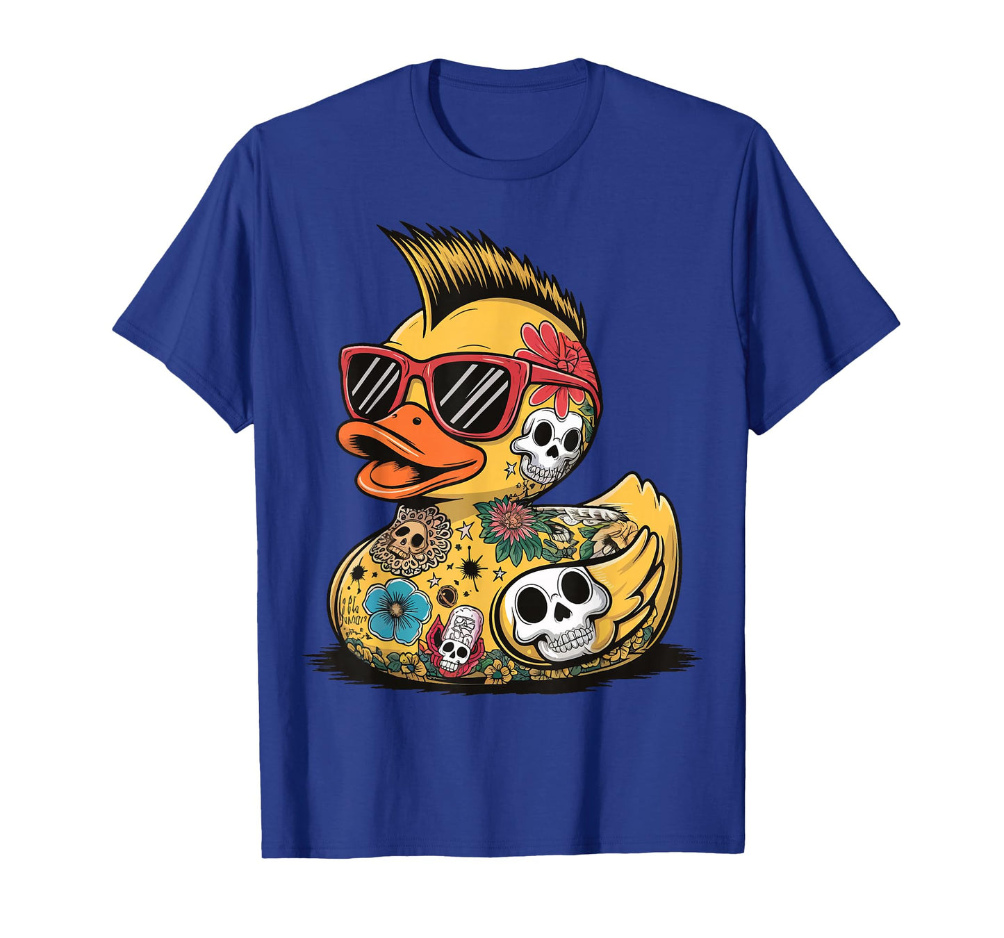 Rubber Duck Punk Heavy Metal T-Shirt