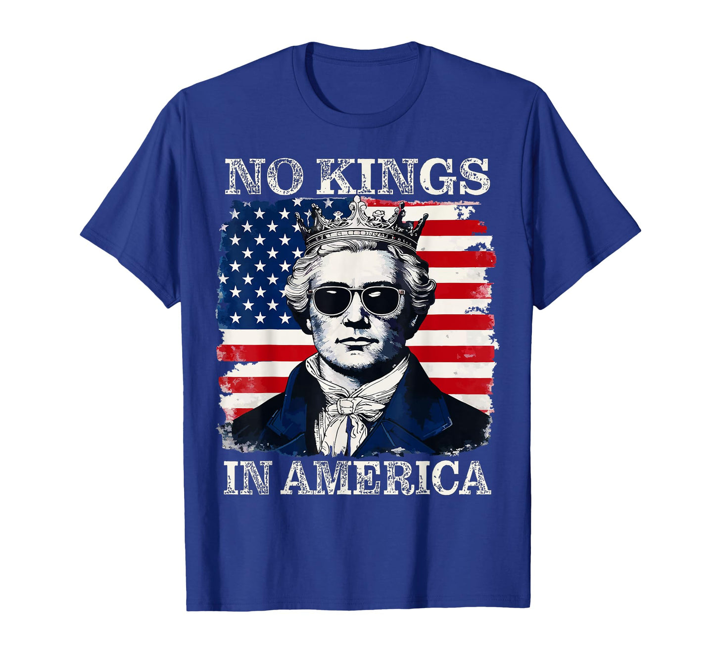 Political Free Kings Democracy No Kingdom T-Shirt