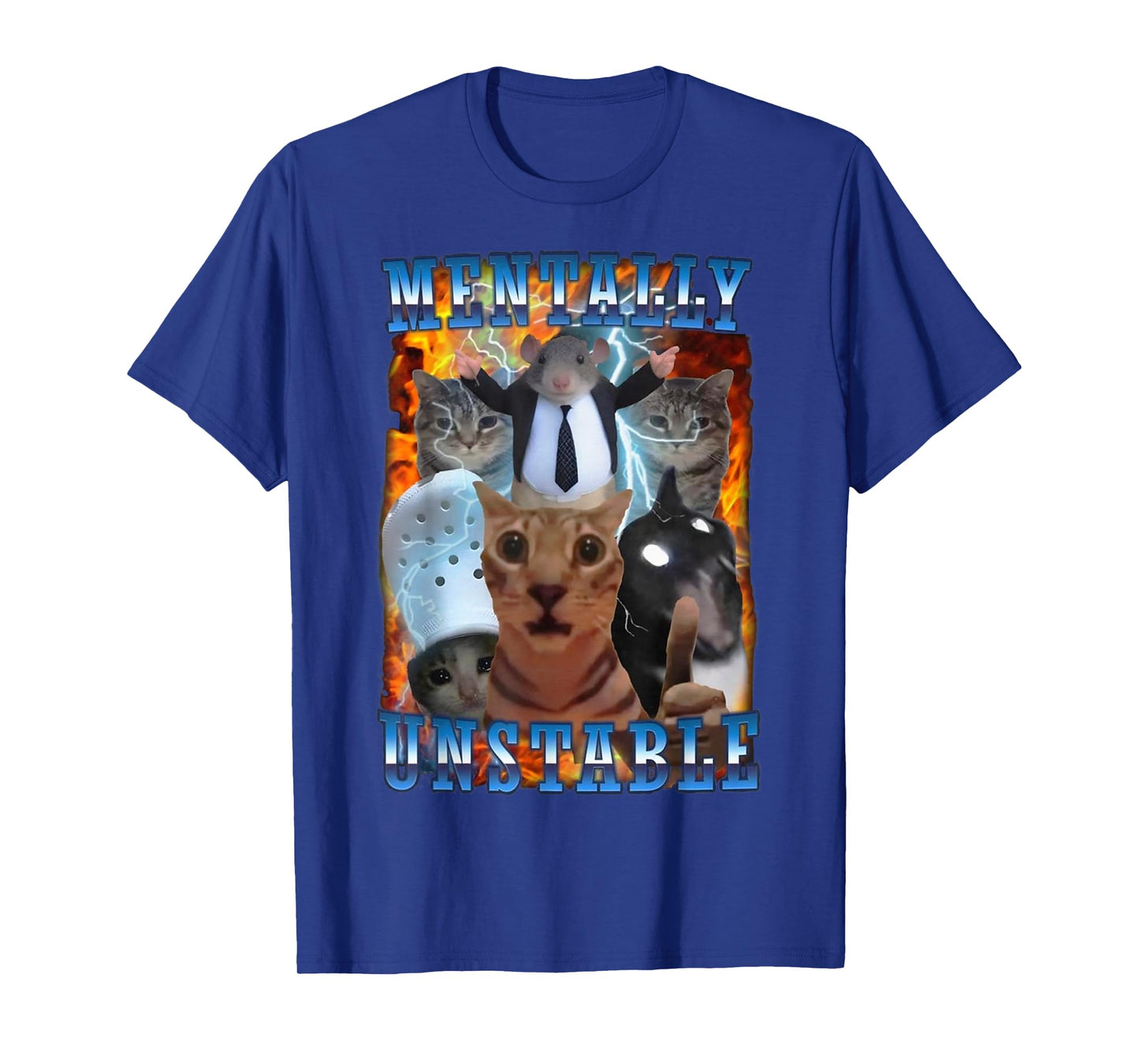 Mentally Unstable Cat T-Shirt