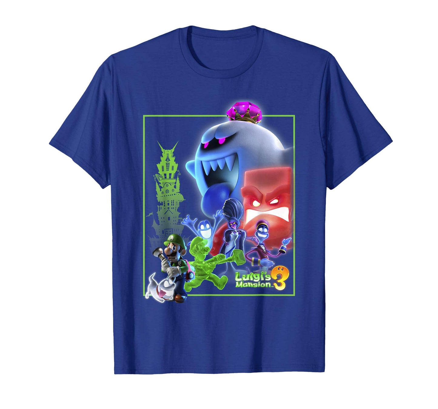 Luigi's Mansion 3 Collage Poster T-Shirt