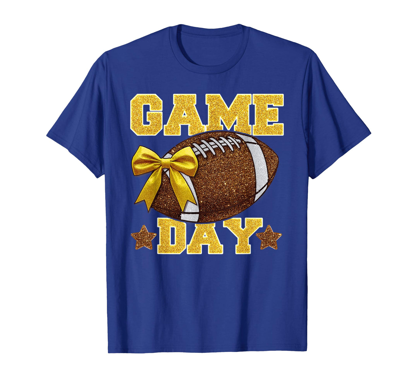 Game Day Football Season Football Mama Girl T-Shirt