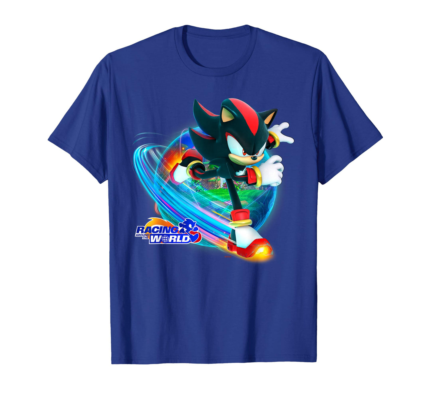 Sonic the Hedgehog - Racing Around the World Shadow T-Shirt