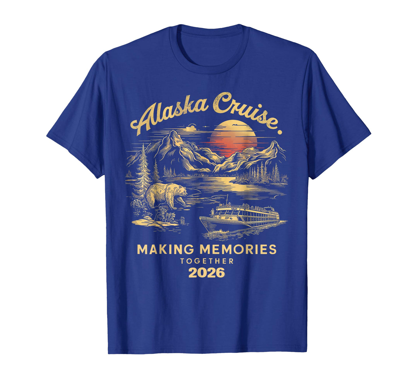 Matching Family Friends and Group Alaska Cruise 2026 T-Shirt