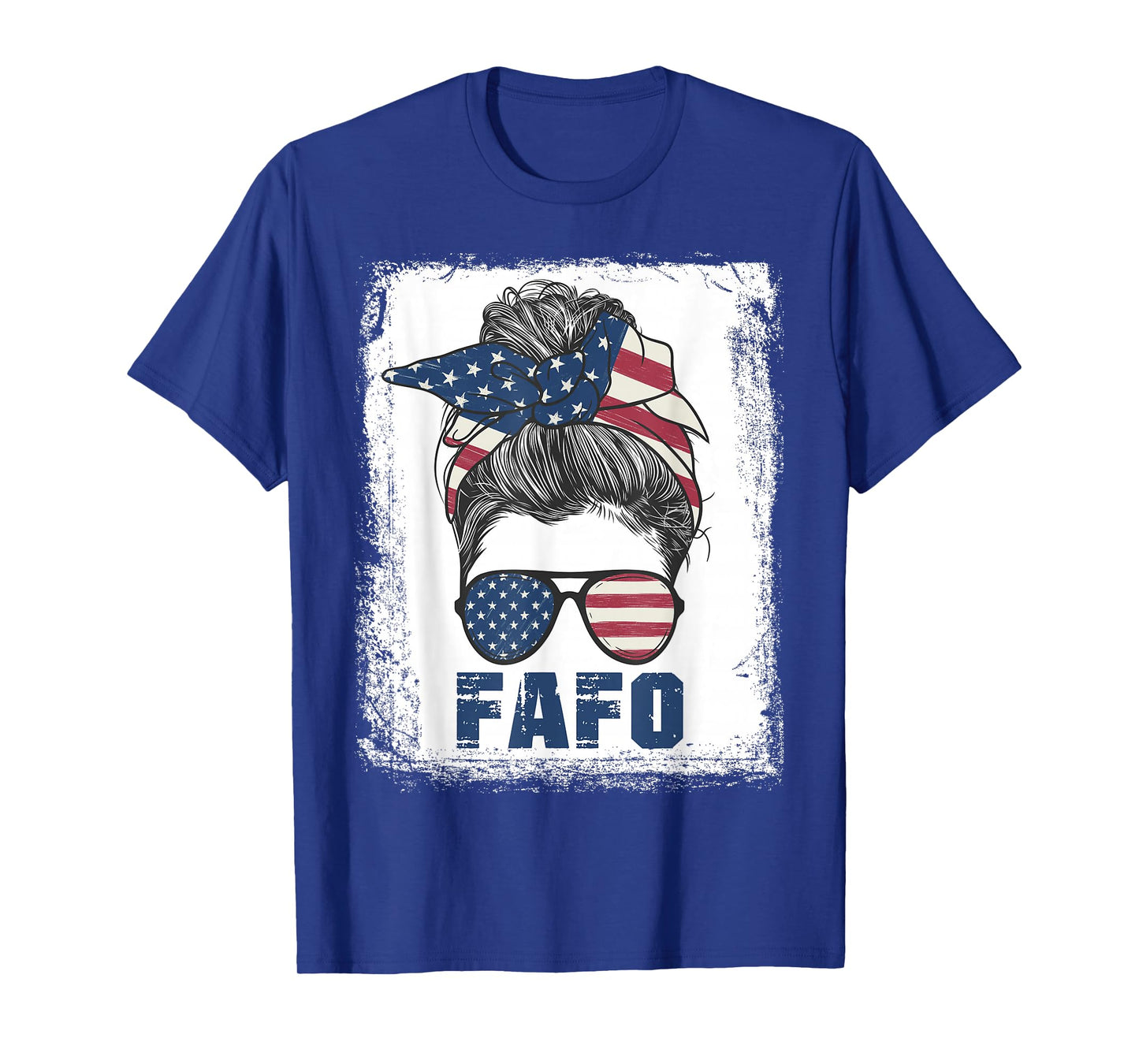 FAFO Shirt American Messy Bun Rosie FAFO T-Shirt