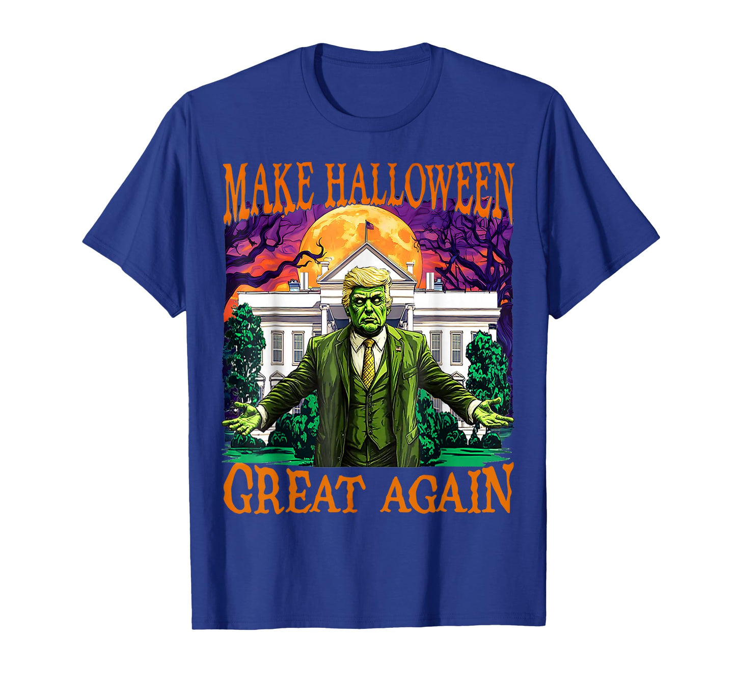 Donald Trump Zombie Make Halloween Great Again Trump Costume T-Shirt