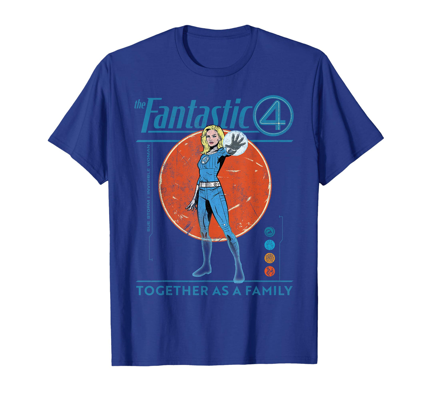 Marvel Fantastic Four: First Steps The Invisible Woman Retro T-Shirt