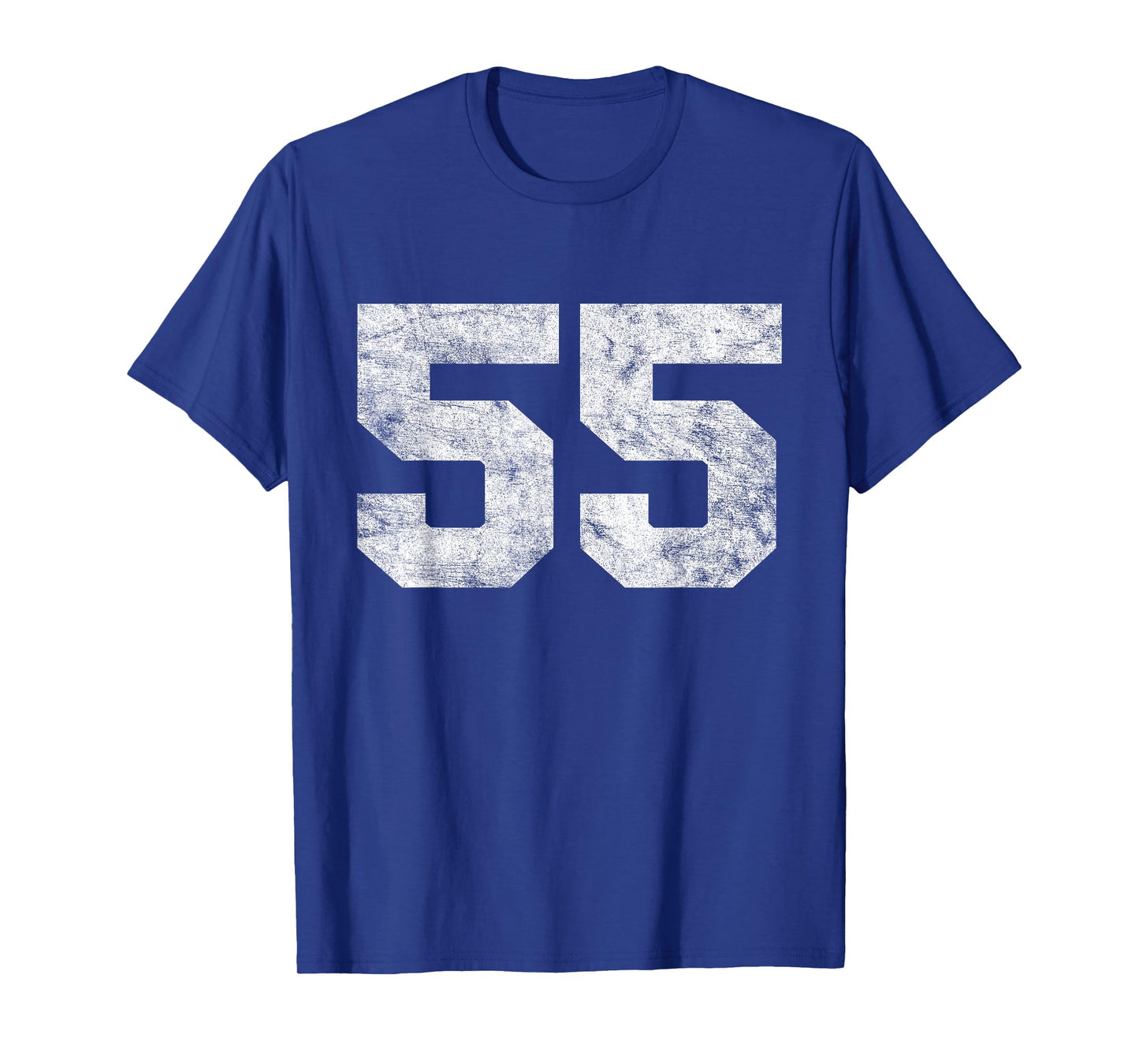 Vintage Lucky Number 55 Birthday Sports Player Team Athlete T-Shirt