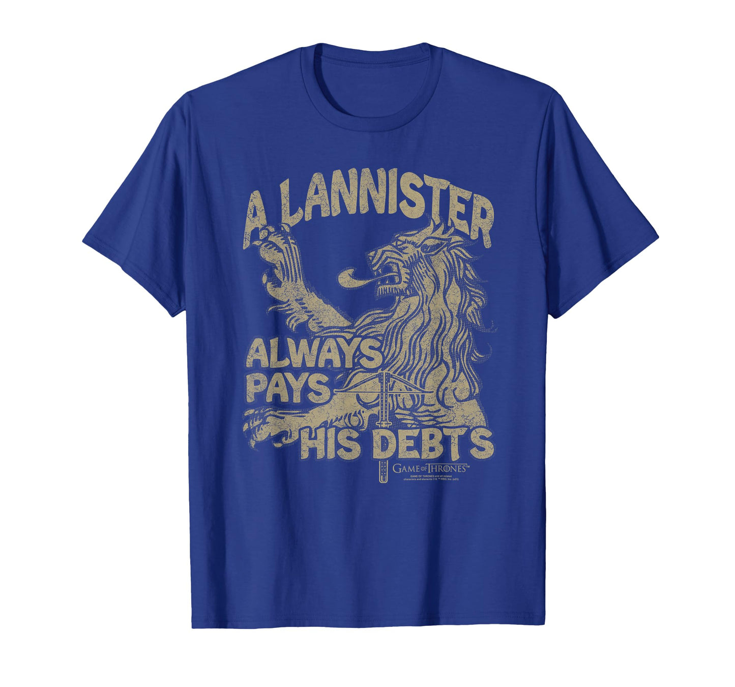 Game of Thrones A Lannister Always Pays His Debts T-Shirt
